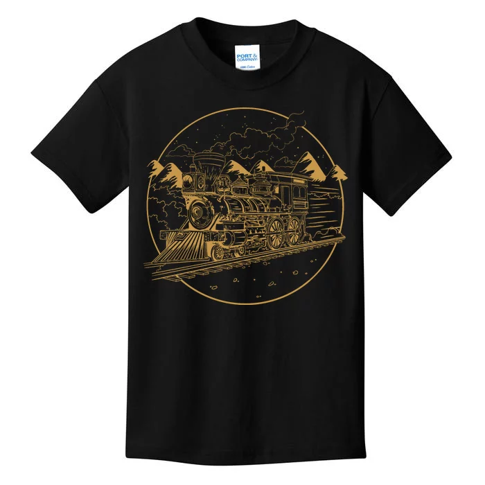 Steam Train Kids T-Shirt