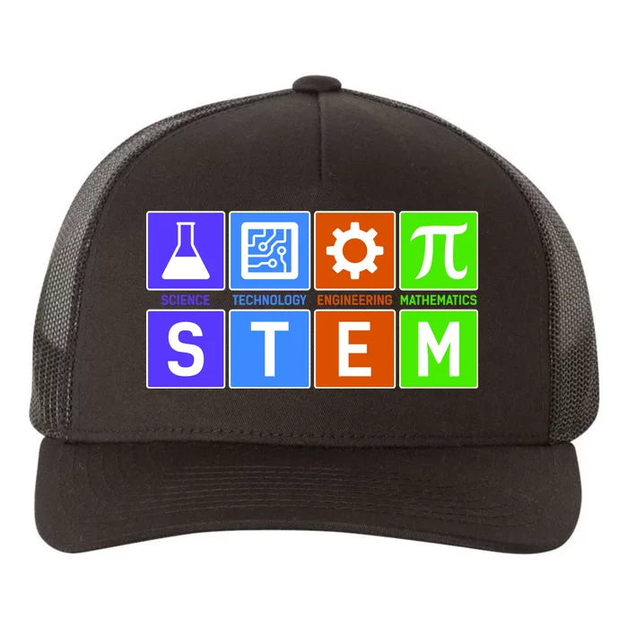 STEM - Science Technology Engineering Mathematics Yupoong Adult 5-Panel Trucker Hat