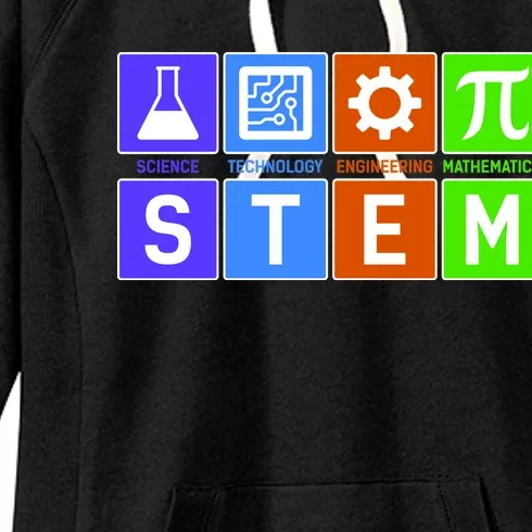 STEM - Science Technology Engineering Mathematics Women's Fleece Hoodie