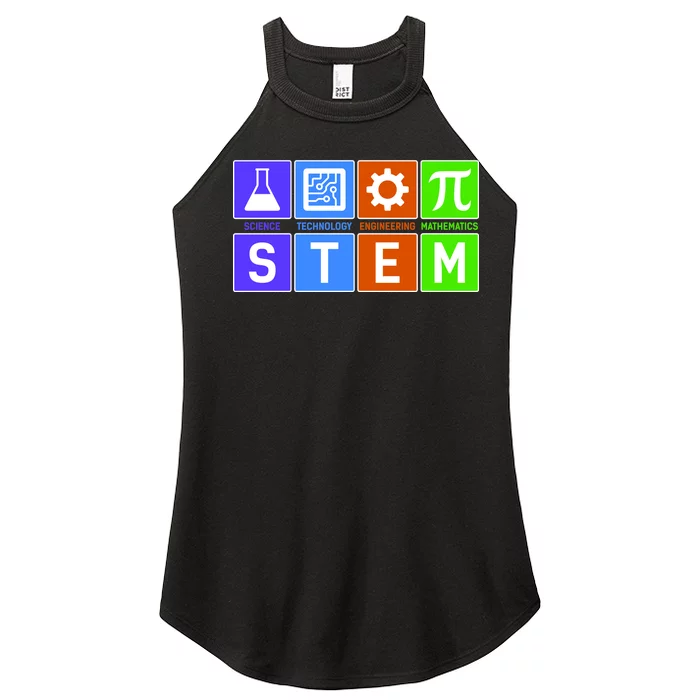 STEM - Science Technology Engineering Mathematics Women’s Perfect Tri Rocker Tank