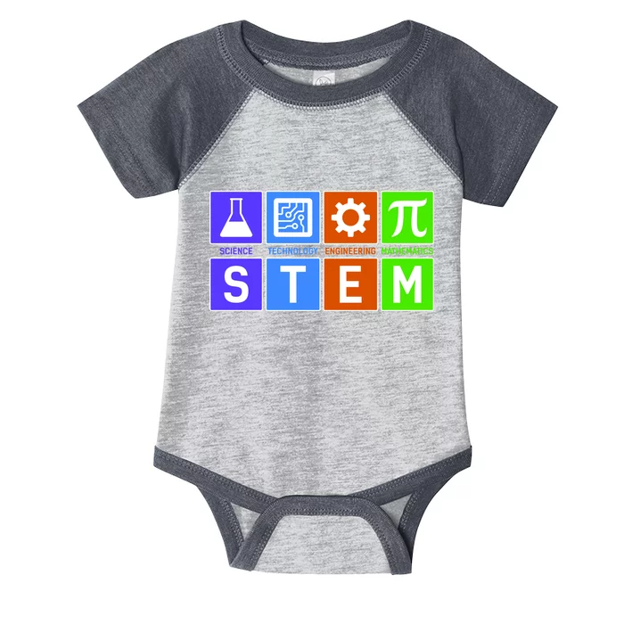 STEM - Science Technology Engineering Mathematics Infant Baby Jersey Bodysuit