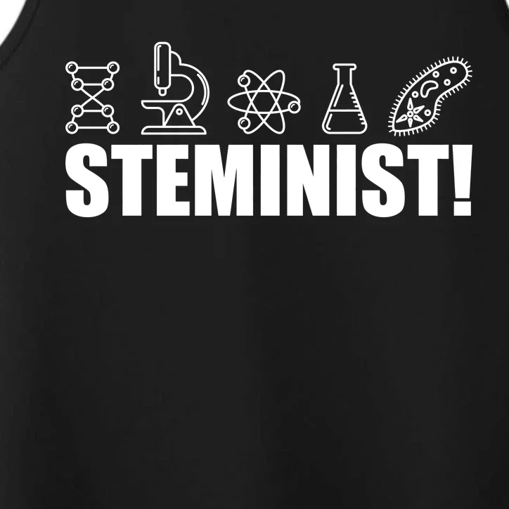 Steminist March For Science Logo Performance Tank