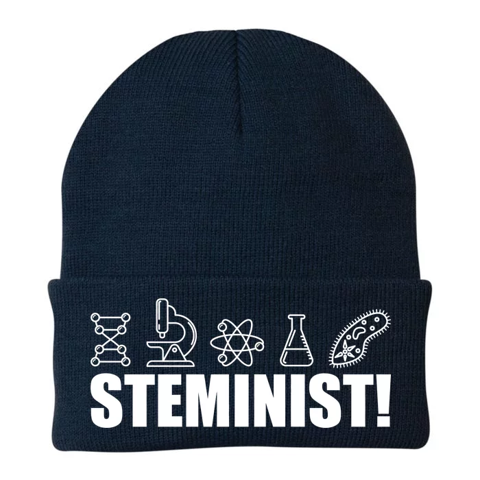 Steminist March For Science Logo Knit Cap Winter Beanie