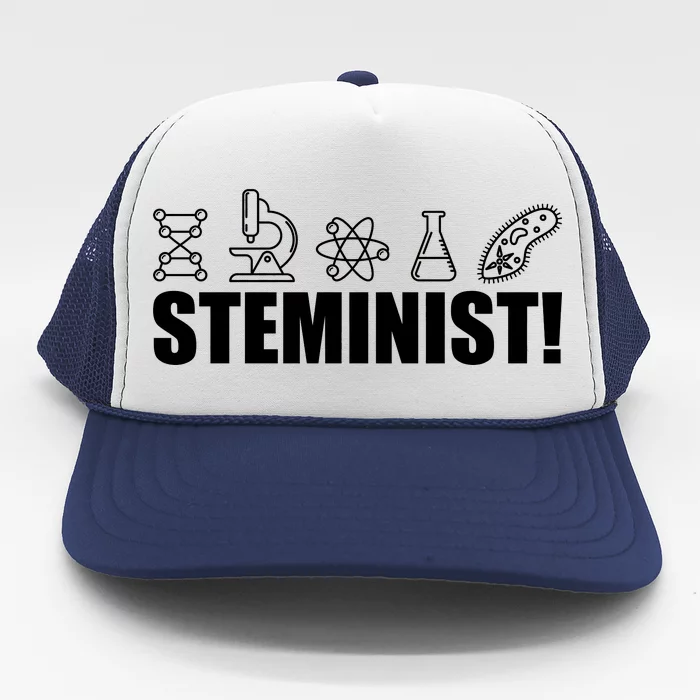 Steminist March For Science Logo Trucker Hat