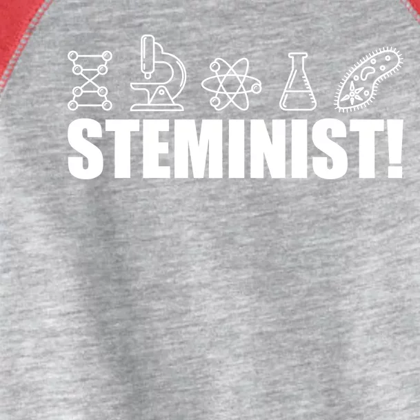 Steminist March For Science Logo Toddler Fine Jersey T-Shirt