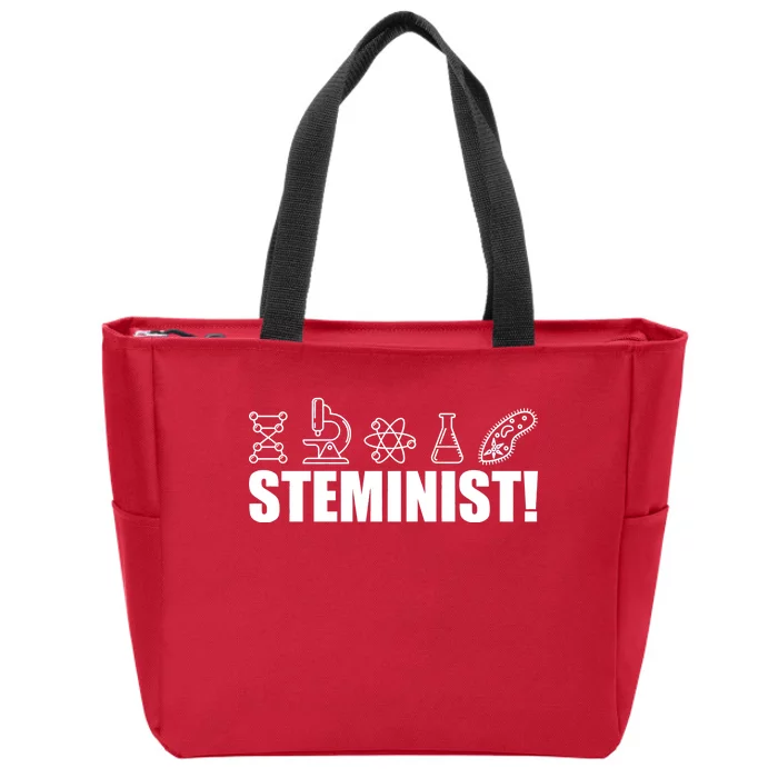 Steminist March For Science Logo Zip Tote Bag