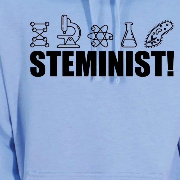 Steminist March For Science Logo Unisex Surf Hoodie