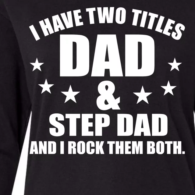 Step Dad Rocks Womens Cotton Relaxed Long Sleeve T-Shirt