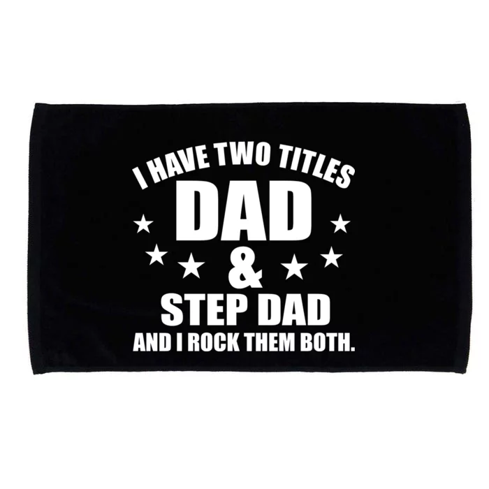 Step Dad Rocks Microfiber Hand Towel