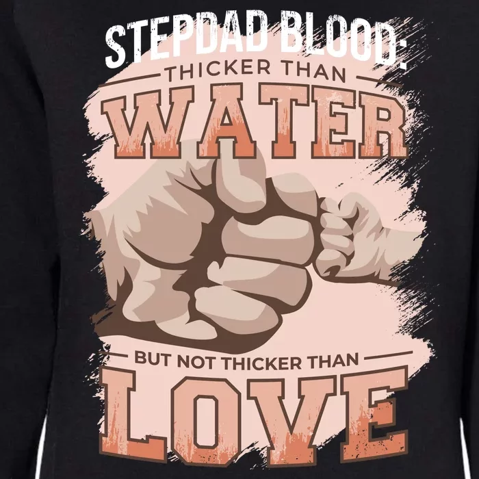 Stepdad Blood Love Womens California Wash Sweatshirt