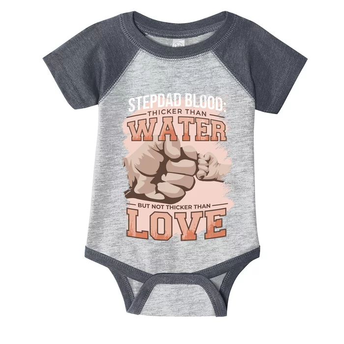 Stepdad Blood Love Infant Baby Jersey Bodysuit