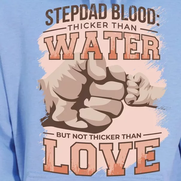 Stepdad Blood Love Unisex Surf Hoodie