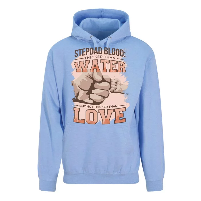 Stepdad Blood Love Unisex Surf Hoodie