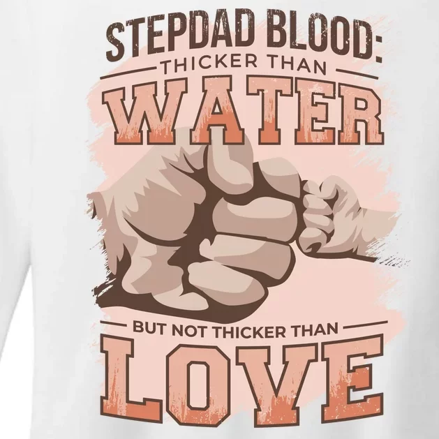 Stepdad Blood Love Womens CVC Long Sleeve Shirt