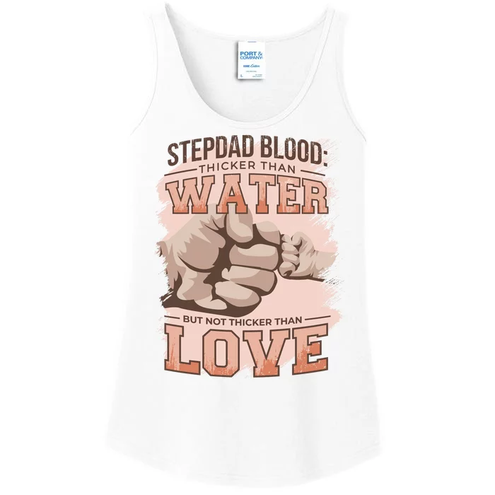 Stepdad Blood Love Ladies Essential Tank