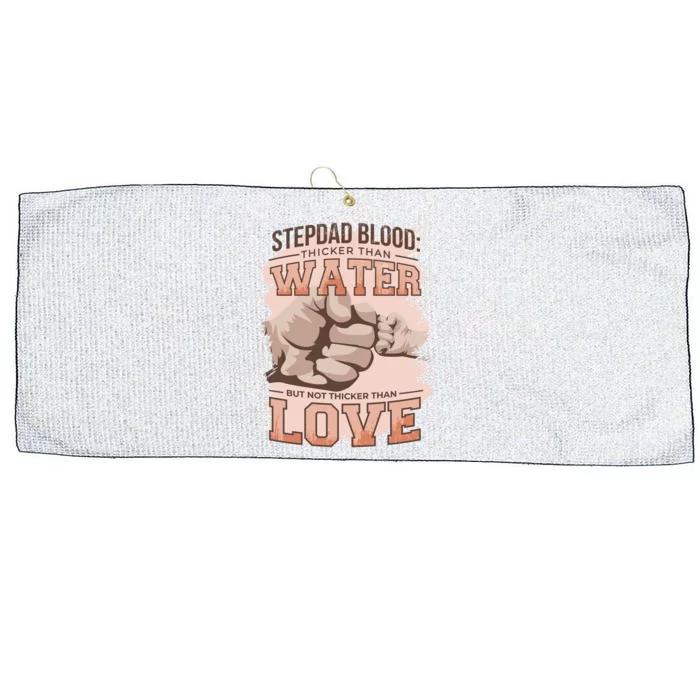 Stepdad Blood Love Large Microfiber Waffle Golf Towel