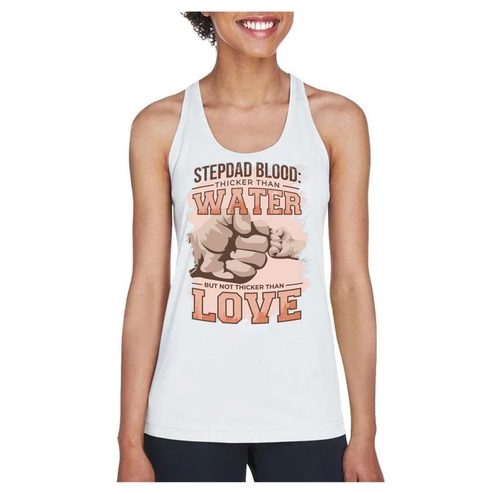 Stepdad Blood Love Women's Racerback Tank