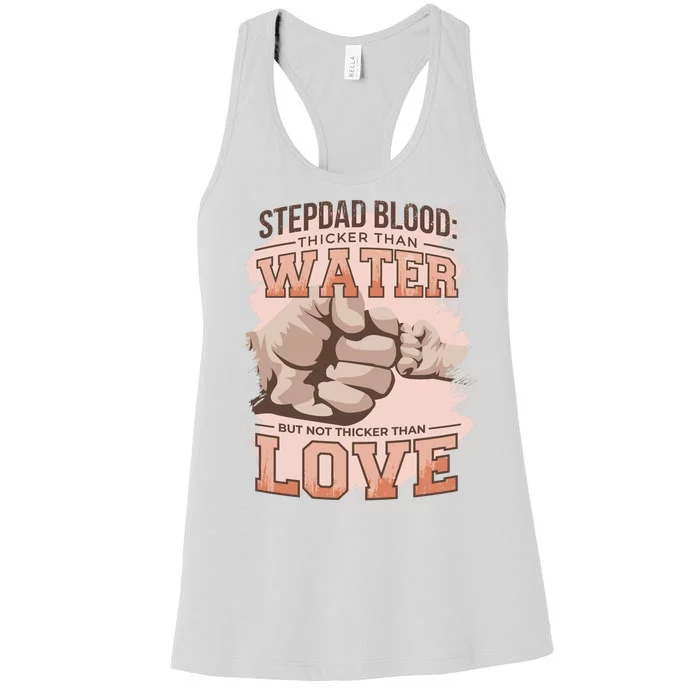 Stepdad Blood Love Women's Racerback Tank