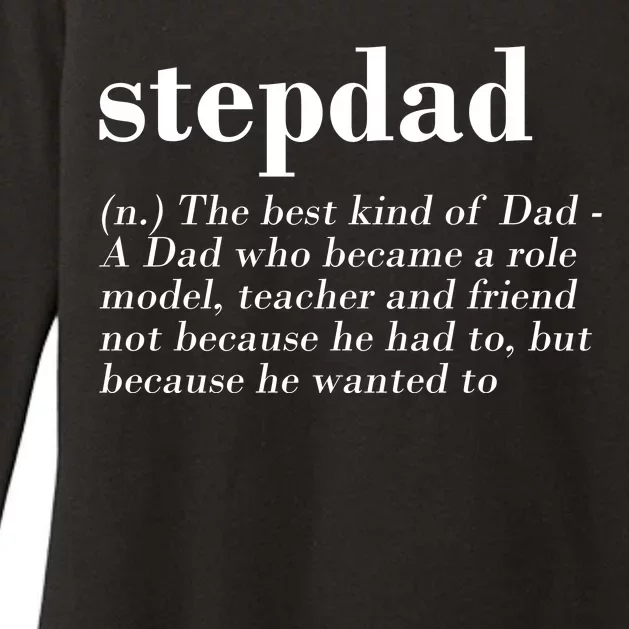 Stepdad Definition Womens CVC Long Sleeve Shirt