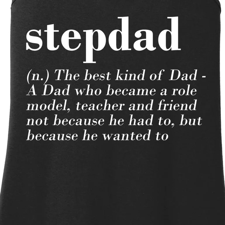 Stepdad Definition Ladies Essential Tank