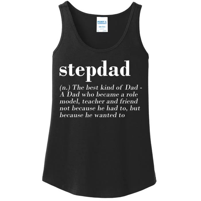 Stepdad Definition Ladies Essential Tank