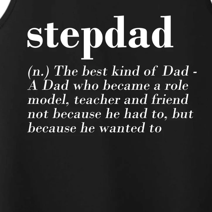 Stepdad Definition Performance Tank