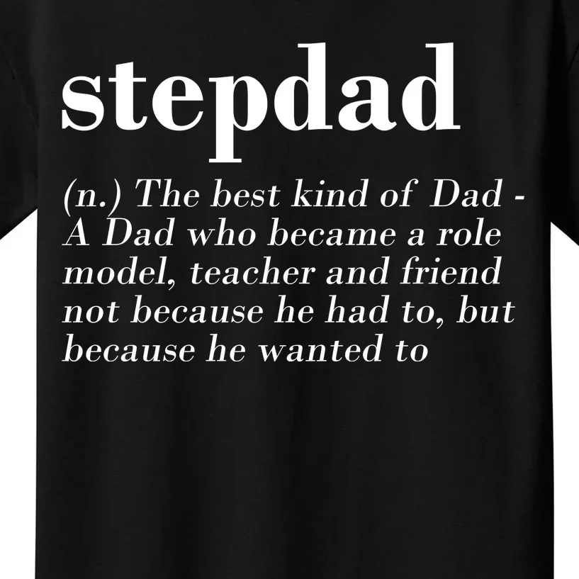 Stepdad Definition Kids T-Shirt