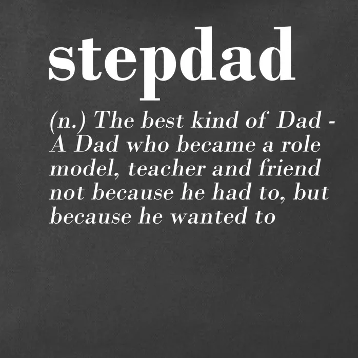 Stepdad Definition Zip Tote Bag