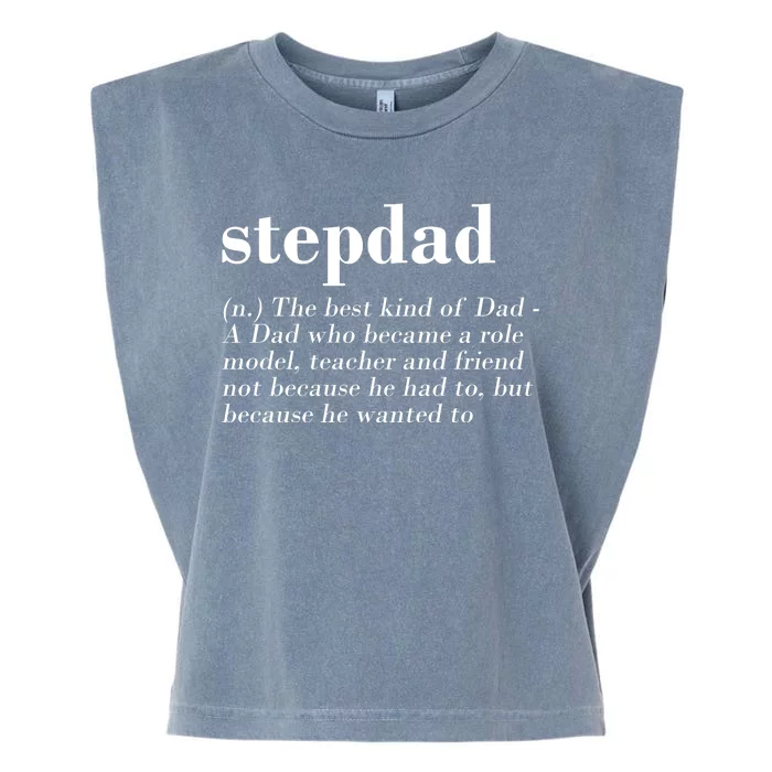 Stepdad Definition Garment-Dyed Women's Muscle Tee