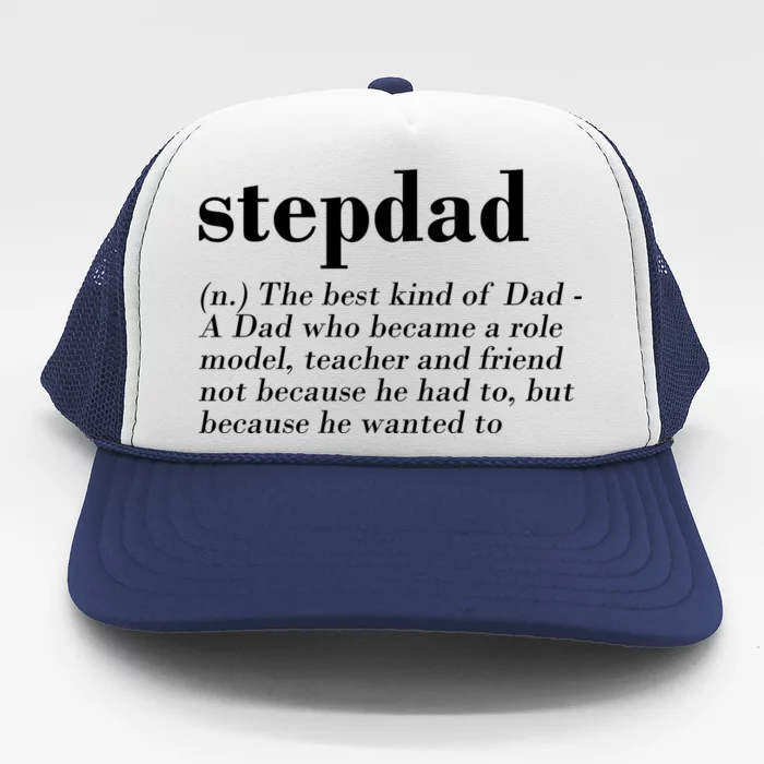 Stepdad Definition Trucker Hat