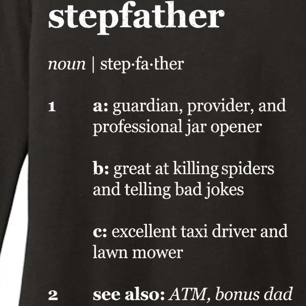 Stepfather Noun Definition Womens CVC Long Sleeve Shirt