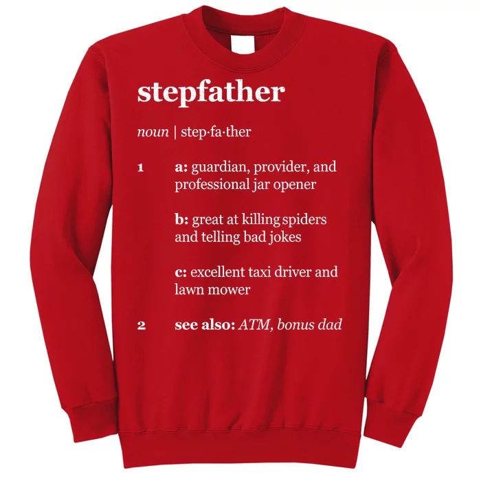 Stepfather Noun Definition Sweatshirt