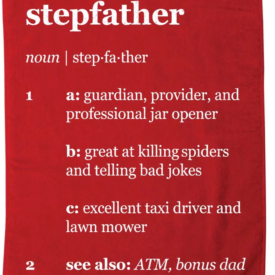 Stepfather Noun Definition Platinum Collection Golf Towel