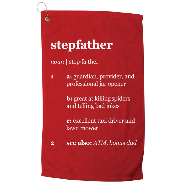 Stepfather Noun Definition Platinum Collection Golf Towel