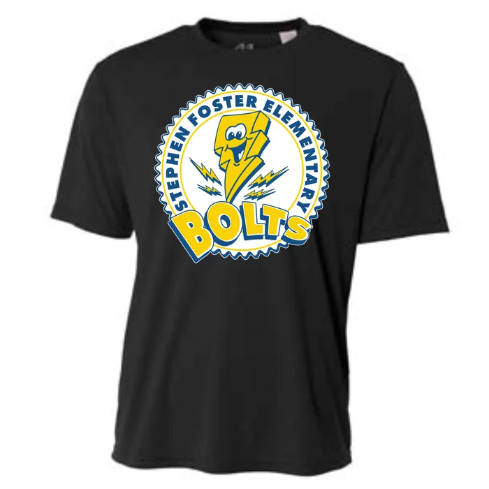 Stephen Foster Elementary Bolts Logo Cooling Performance Crew T-Shirt