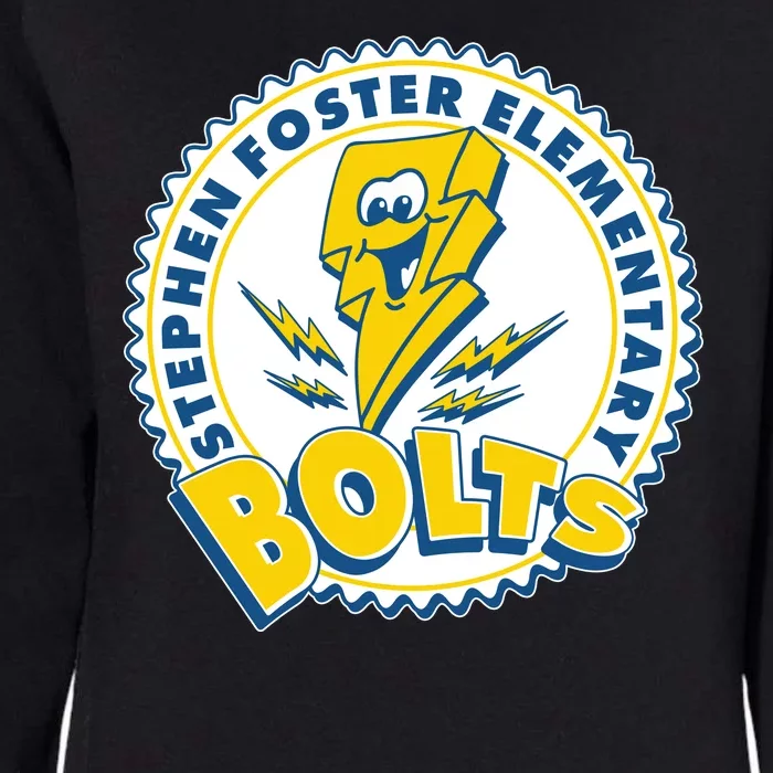 Stephen Foster Elementary Bolts Logo Womens California Wash Sweatshirt