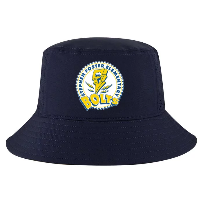 Stephen Foster Elementary Bolts Logo Cool Comfort Performance Bucket Hat