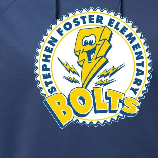 Stephen Foster Elementary Bolts Logo Performance Fleece Hoodie