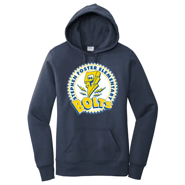 Stephen Foster Elementary Bolts Logo Women's Pullover Hoodie