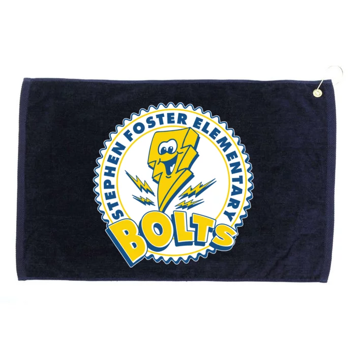 Stephen Foster Elementary Bolts Logo Grommeted Golf Towel