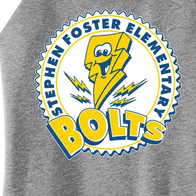 Stephen Foster Elementary Bolts Logo Women’s Perfect Tri Rocker Tank