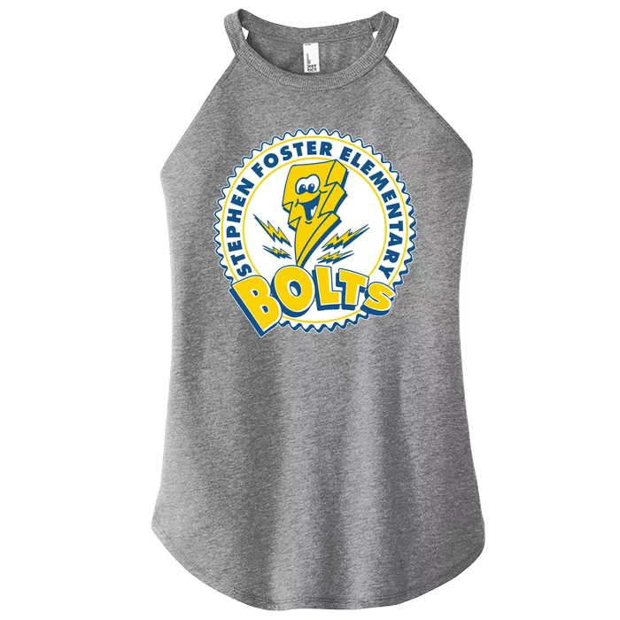 Stephen Foster Elementary Bolts Logo Women’s Perfect Tri Rocker Tank