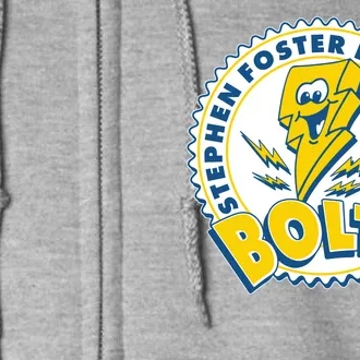 Stephen Foster Elementary Bolts Logo Full Zip Hoodie