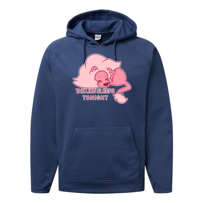 Stephens Universe Lion Sleeps Performance Fleece Hoodie