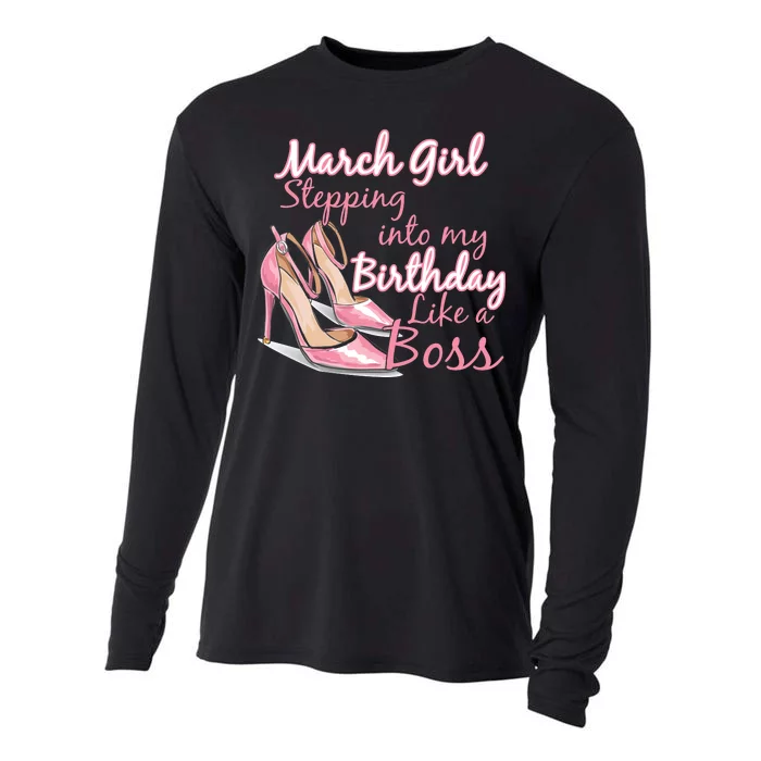 Stepping into March like a boss Cooling Performance Long Sleeve Crew