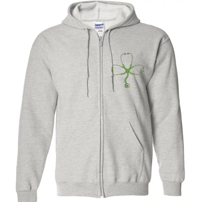 Stethoscope Clover Full Zip Hoodie