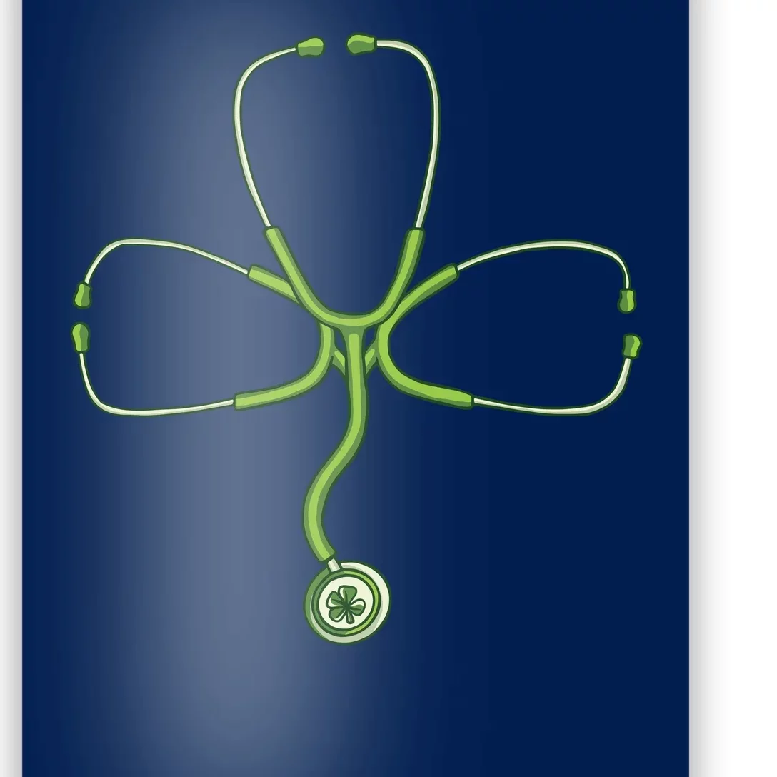 Stethoscope Clover Poster