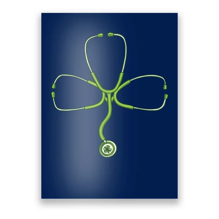 Stethoscope Clover Poster