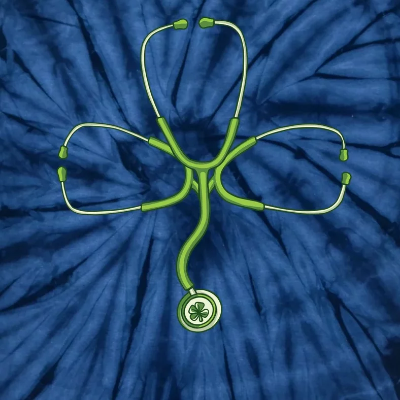 Stethoscope Clover Tie-Dye T-Shirt