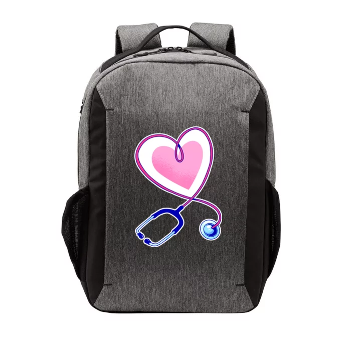 Stethoscope Heart Nursing Vector Backpack